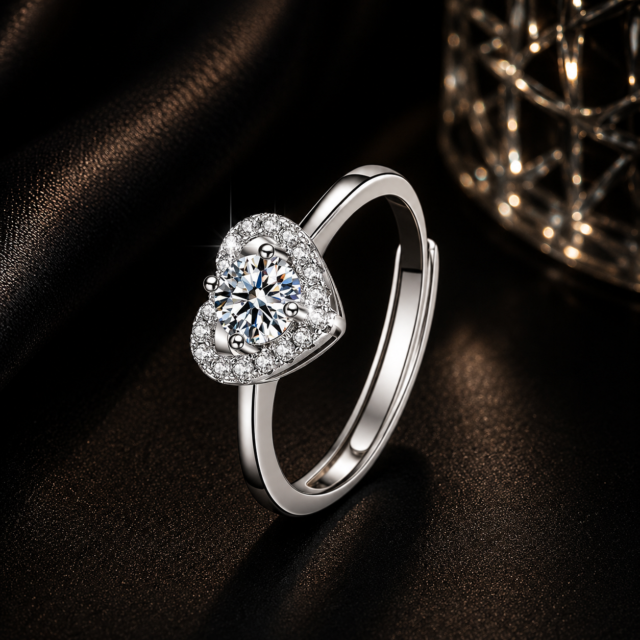 Élan Herz Ring – Adjustable Luxury