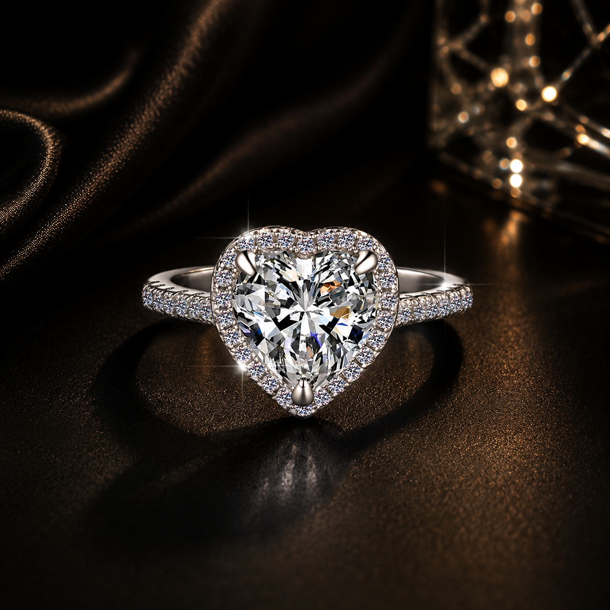 Veloura Herz Ring – Adjustable Edition