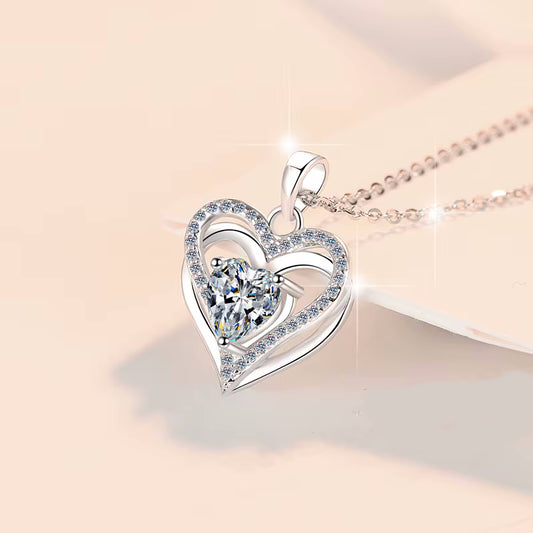"Herzens Liebe" Herzkette – Echtheit garantiert mit GRA-Zertifikat