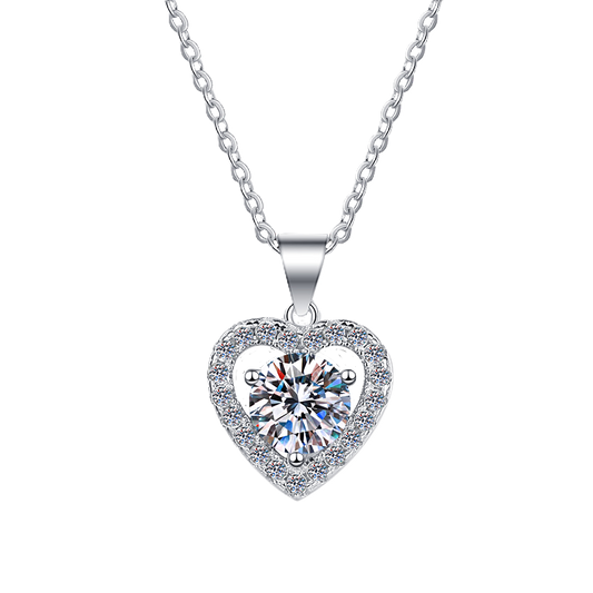 "Funkelnde Liebe" Herzkette – Echtheit garantiert mit GRA-Zertifikat