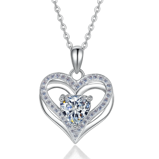 "Herzens Liebe" Herzkette – Echtheit garantiert mit GRA-Zertifikat