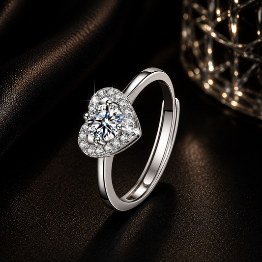 Élan Herz Ring – Adjustable Luxury